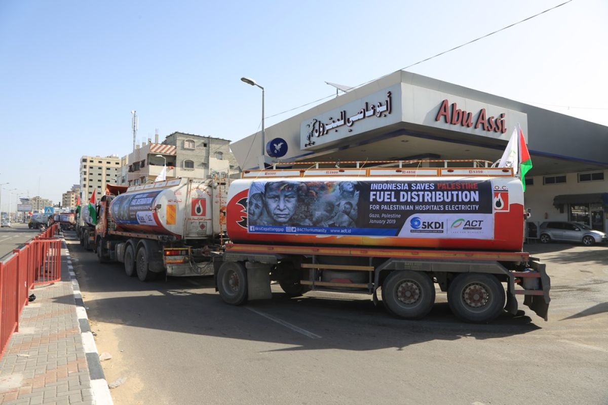 ACT salurkan ratusan ribu liter BBM untuk Palestina