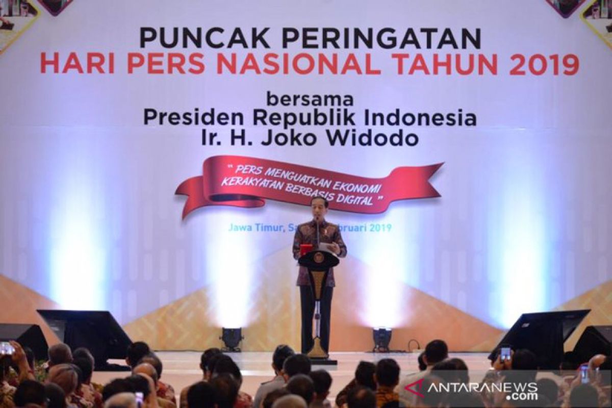 Ini harapan Presiden Jokowi di puncak peringatan HPN 2019
