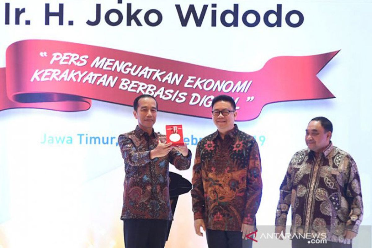 Presiden Joko Widodo terima anugerah Medali Kemerdekaan Pers