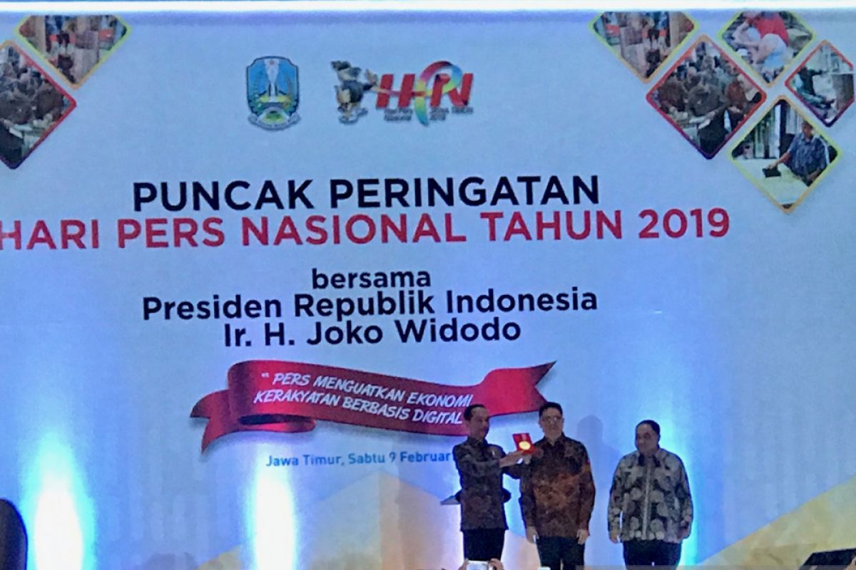 HPN 2019, Jokowi Terima Medali Kemerdekaan Pers (Video)