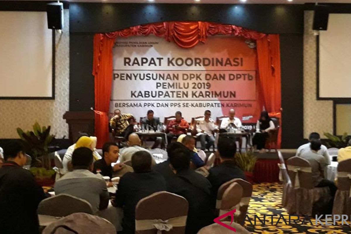 KPU Karimun imbau pemilih pindahan urus formulir A.5