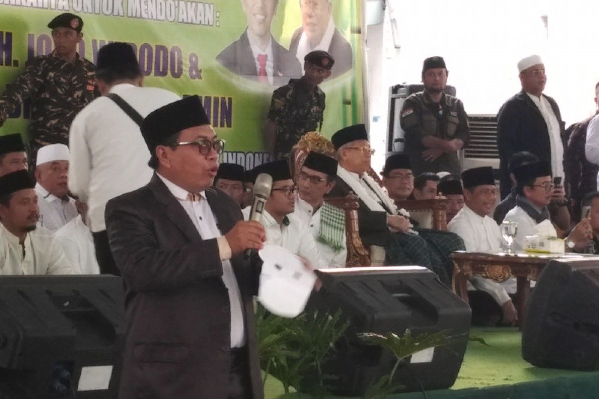 Ma'ruf Amin hadiri deklarasi dukungan dari Keluarga Bani Kholil dan ulama