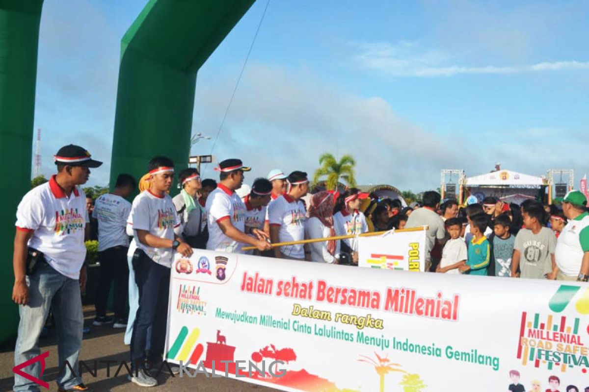 Ini pesan Bupati Lamandau di Millennial Road Safety Festival 2019