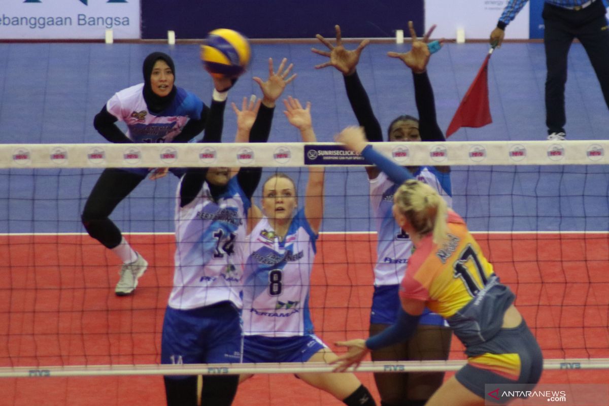 Putri Jakarta Pertamina selangkah lagi ke final Proliga