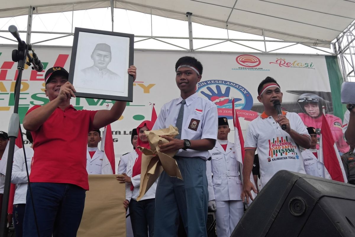 Ribuan masyarakat hadiri 'Millennial Road Safety Festival' di Palangka Raya