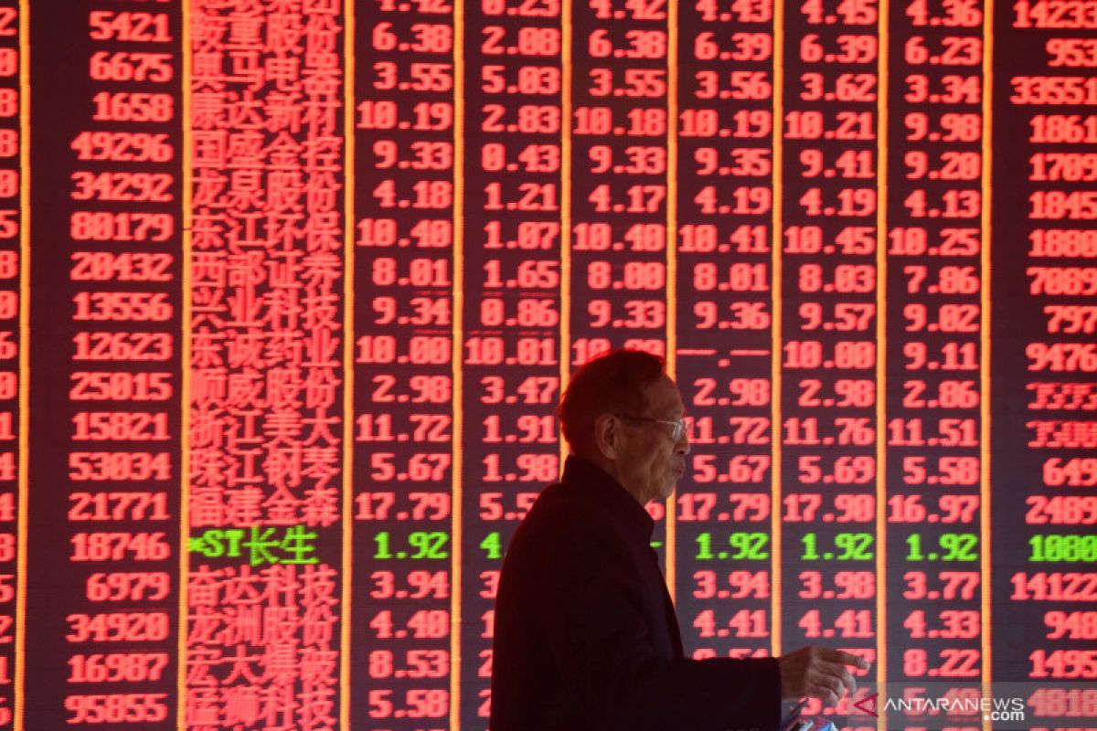 Saham China dibuka merosot tertekan penurunan tajam bursa global