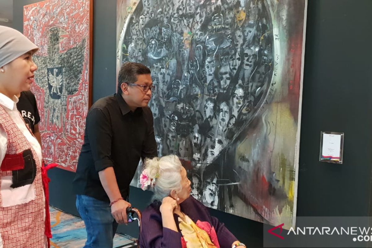 Pelukis-perupa lelang karya seninya untuk bantu Jokowi-Ma'ruf