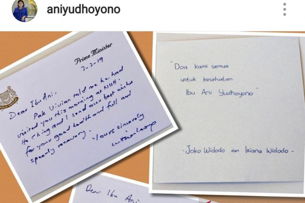 Ani Yudhoyono dirawat di Singapura sejak Sabtu