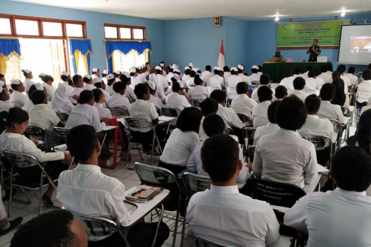TNI berikan pembekalan bela negara kepada mahasiswa Wamena
