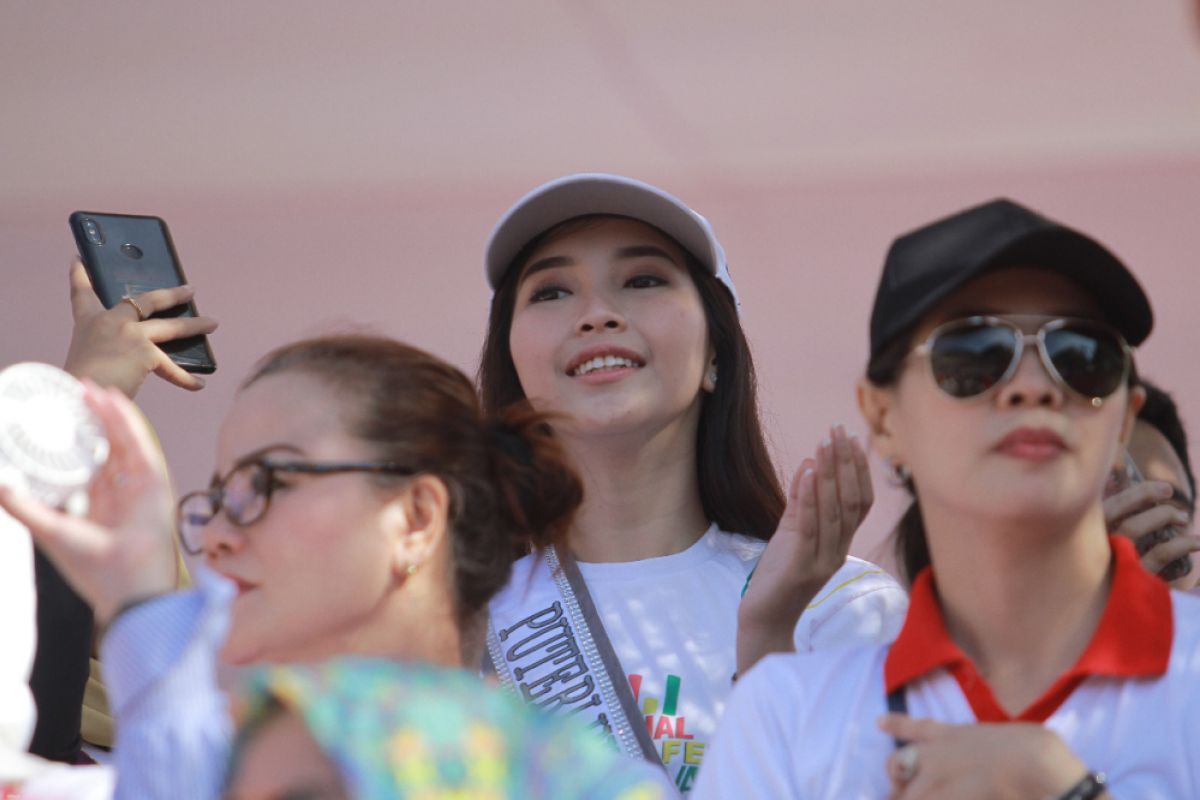Putri Indonesia Gorontalo Dukung Millenial Road Safety Festival
