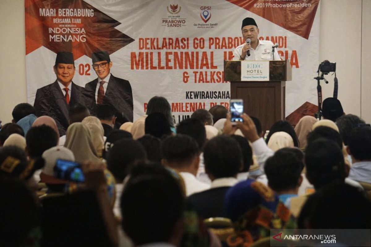 "Go Prabowo Sandi" deklarasi di Kuala Lumpur