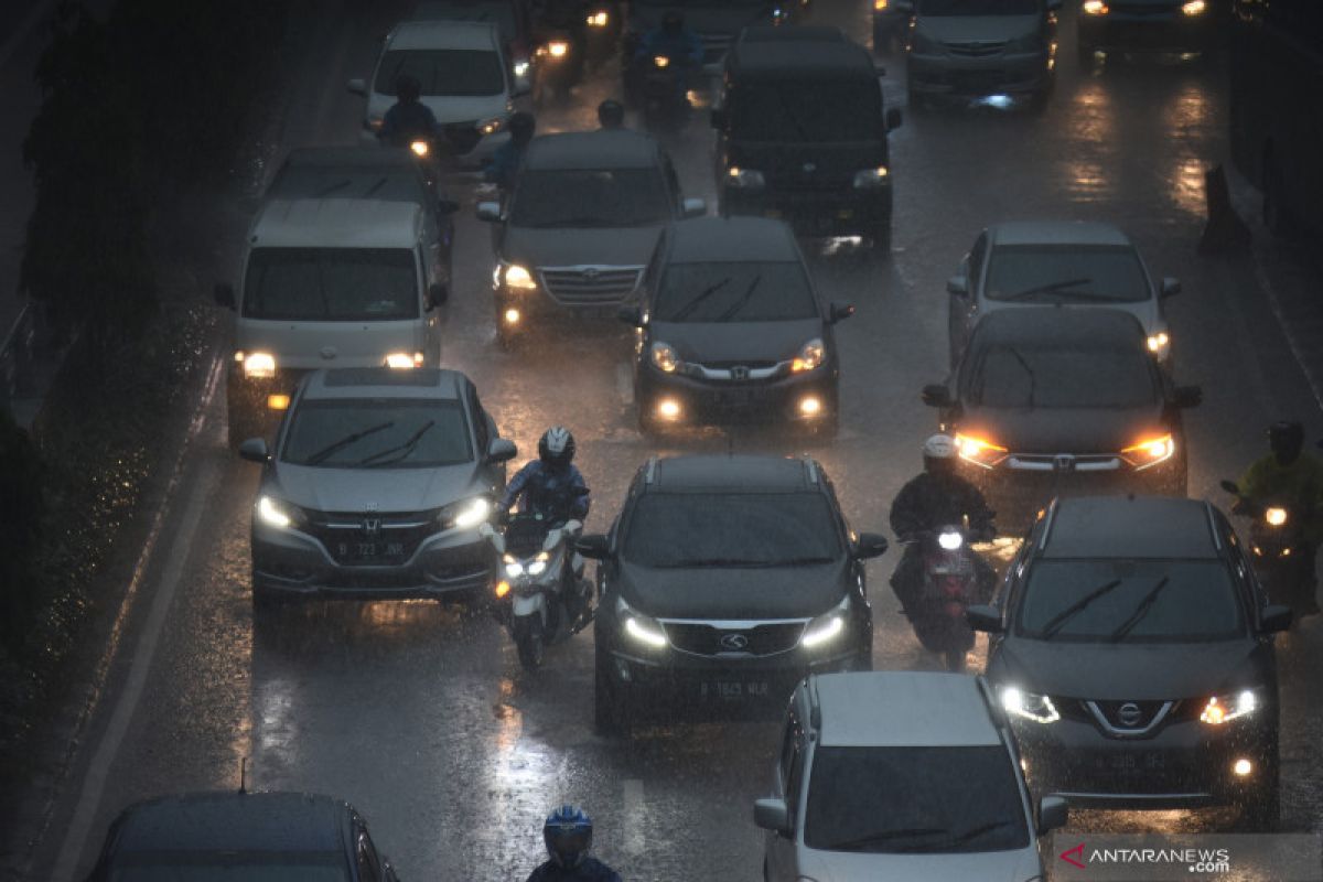 Jakarta pada Minggu berpotensi diguyur hujan lebat