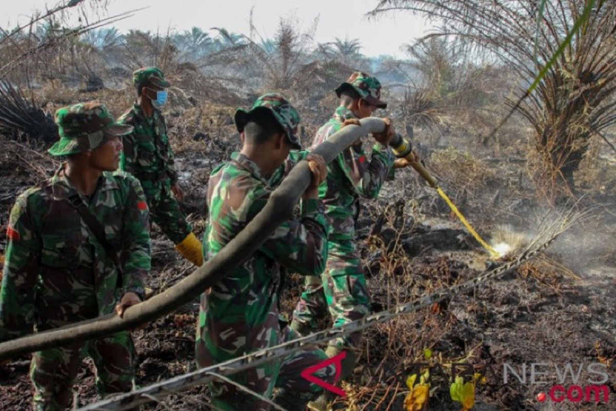 Satgas udara lanjutkan operasi pemadaman Karhutla di Rokan Hilir