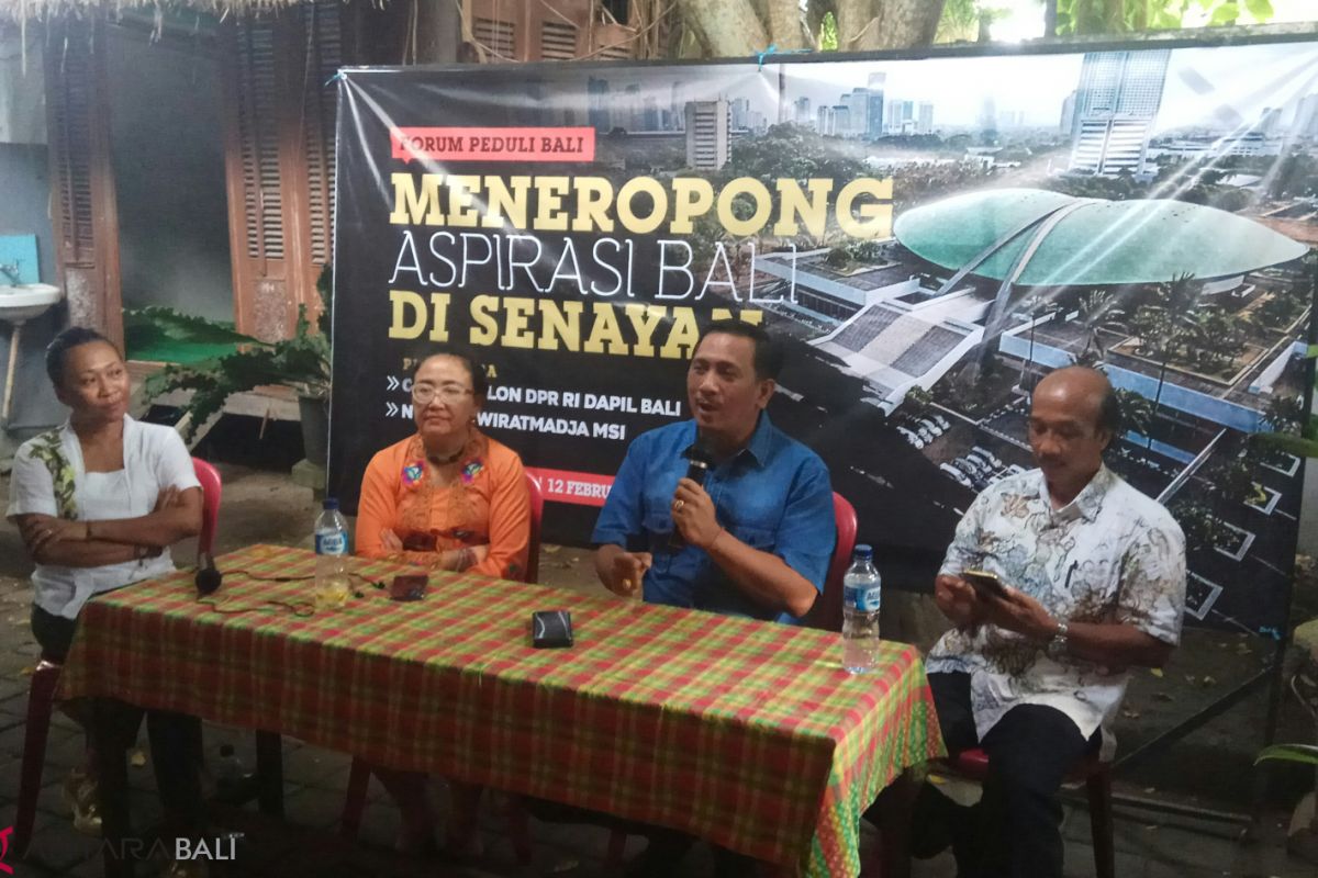 Meski sulit, sejumlah politisi siap perjuangkan aspirasi Bali di Senayan