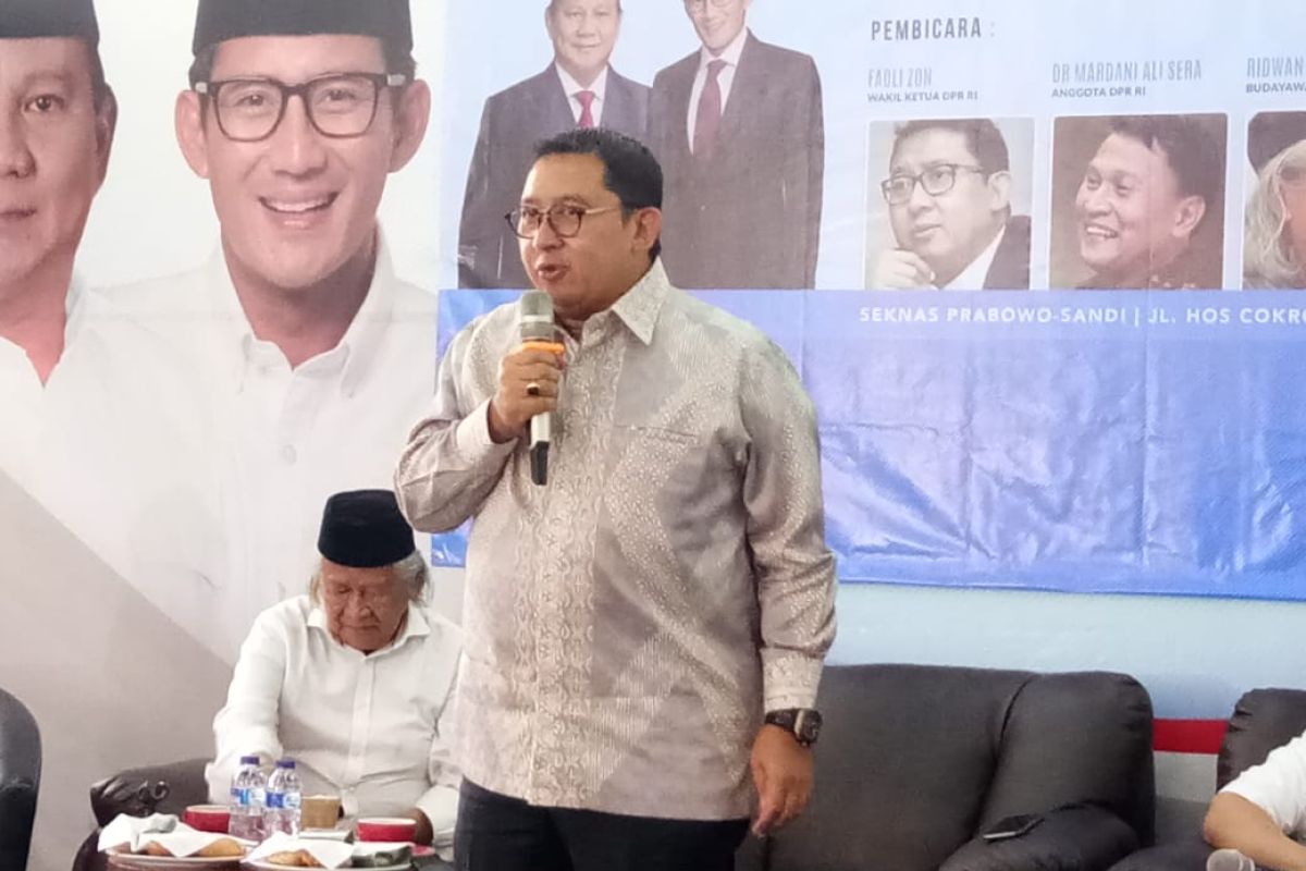 Fadli Zon usul tak ada pertanyaan panelis pada debat selanjutnya