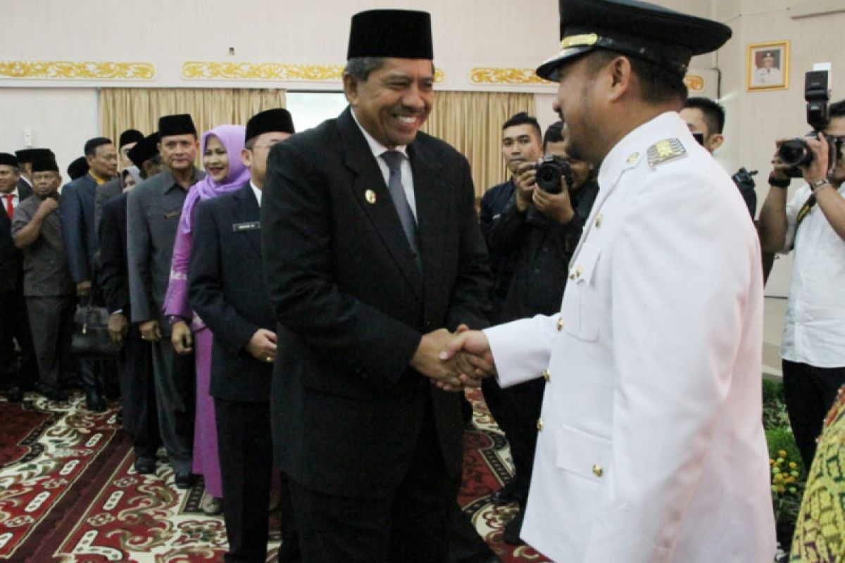 Catur Sugeng dilantik jadi Bupati Kampar, Wabup Siak: Semoga amanah