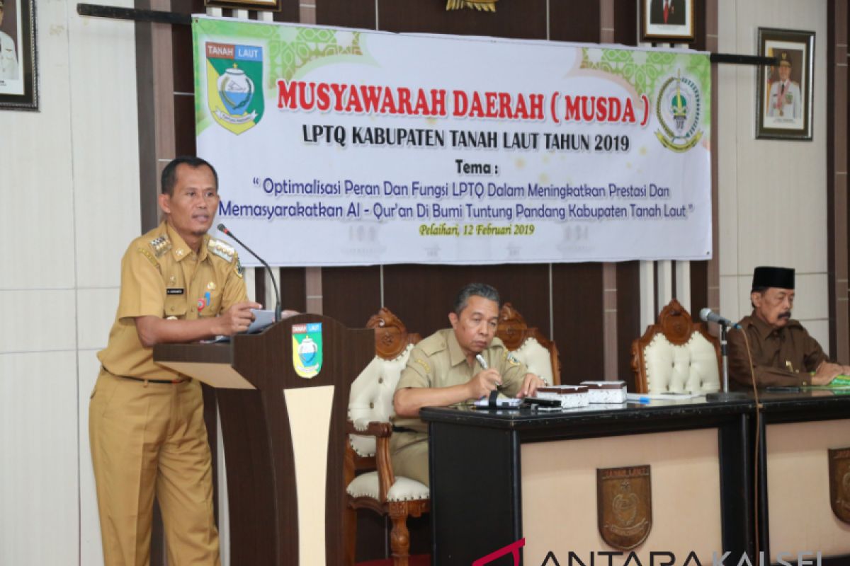 Bupati berharap Musda LPTQ sebagai ajang evaluasi