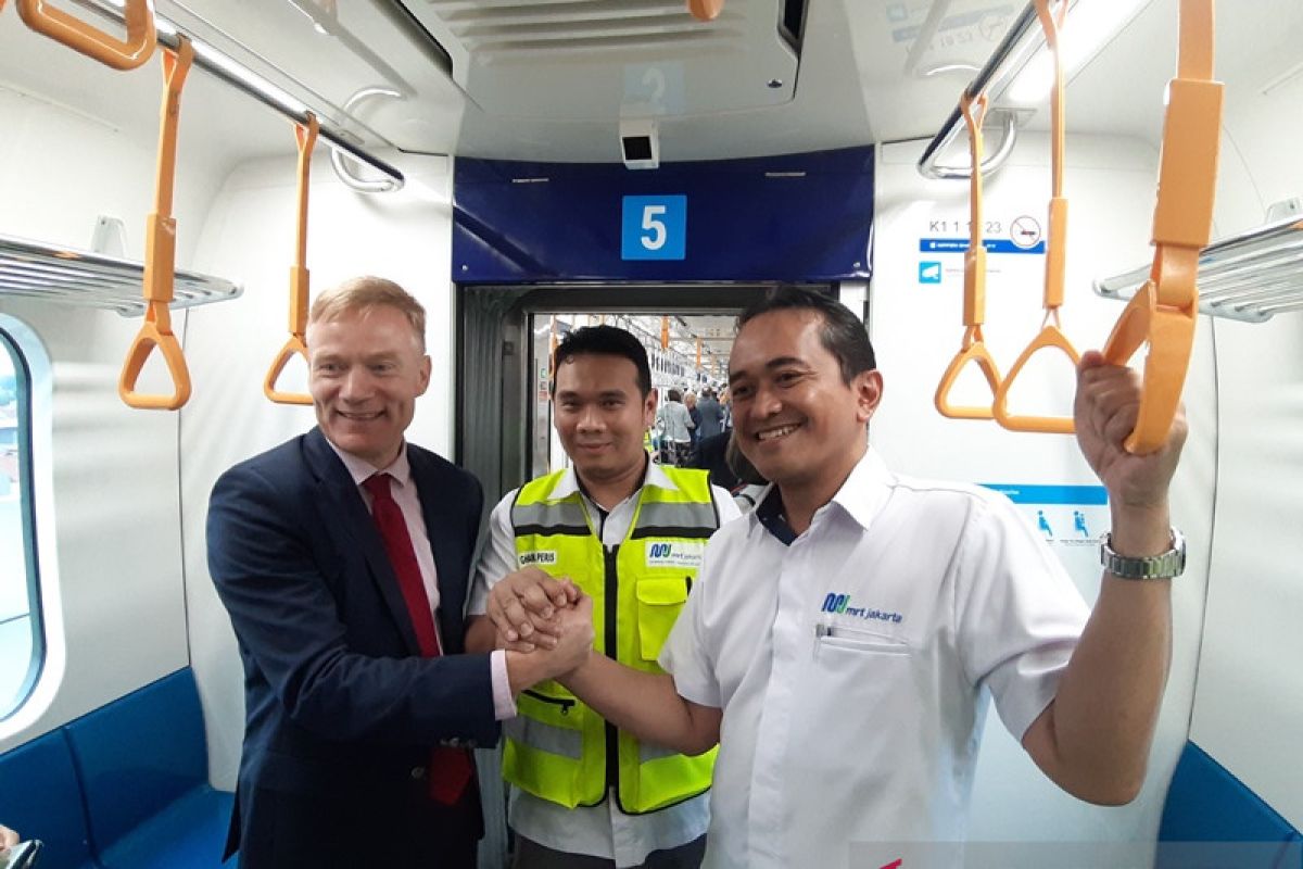 Dubes UE: MRT Jakarta lebih modern dari MRT Eropa