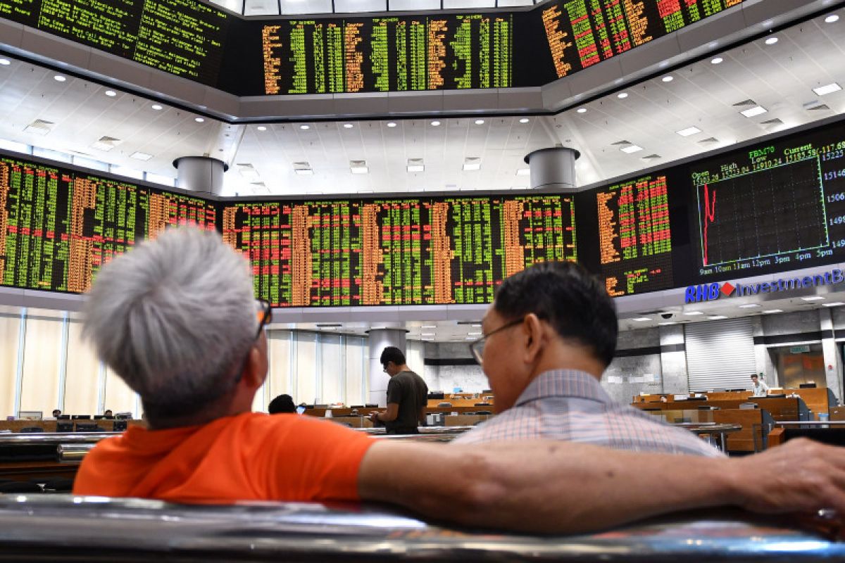Pasar saham Malaysia ditutup  lebih rendah