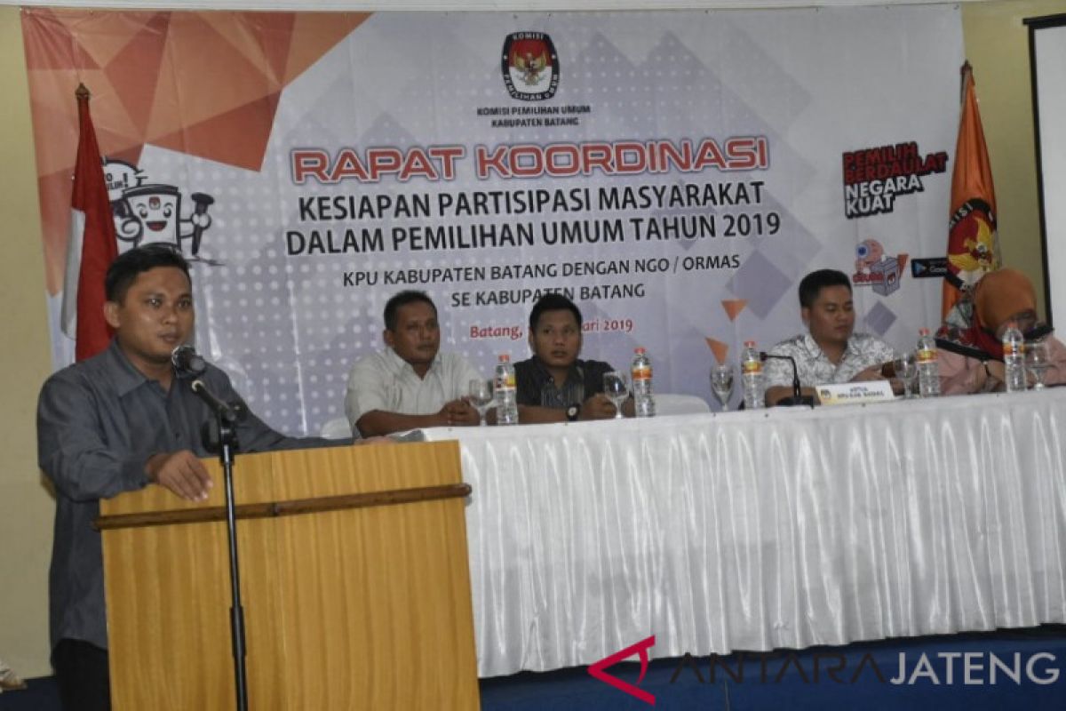 KPU Batang targetkan 77,5 persen partisipasi pemilih