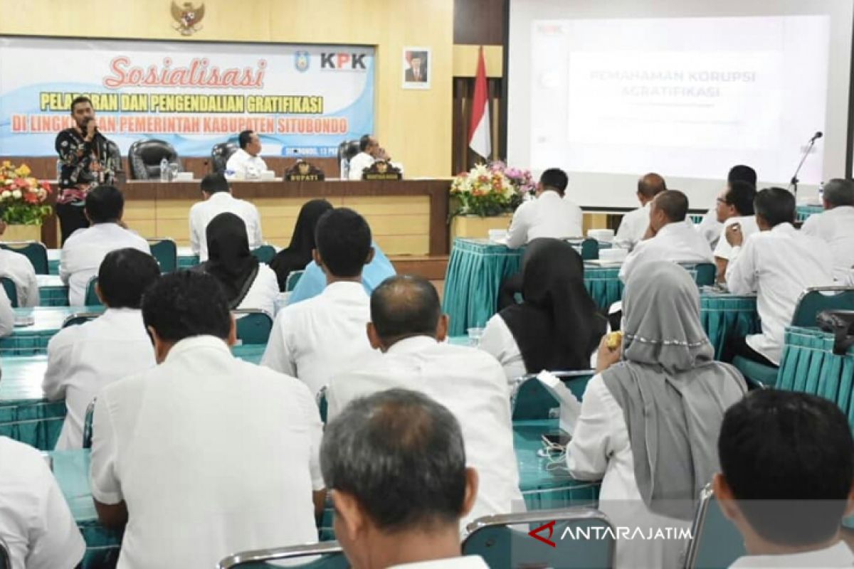 KPK Sosialisasikan Pelaporan dan Pengendalian Gratifikasi di Situbondo