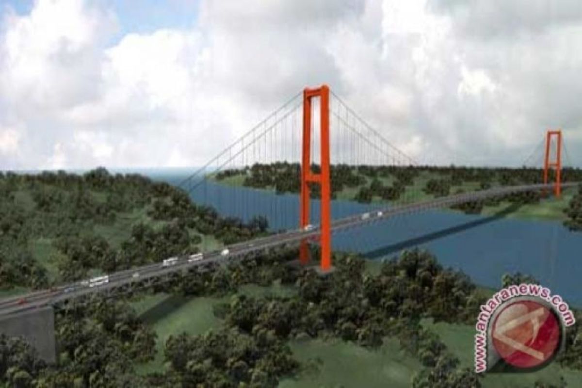 Pembangunan jembatan Penajam-Balikpapan tahap pembebasan lahan