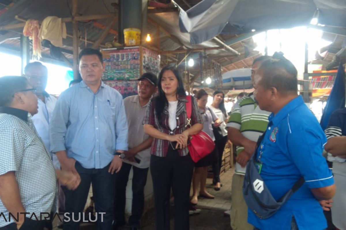 Komisi II DPRD Manado turlap Pasar Tradisional Bersehati