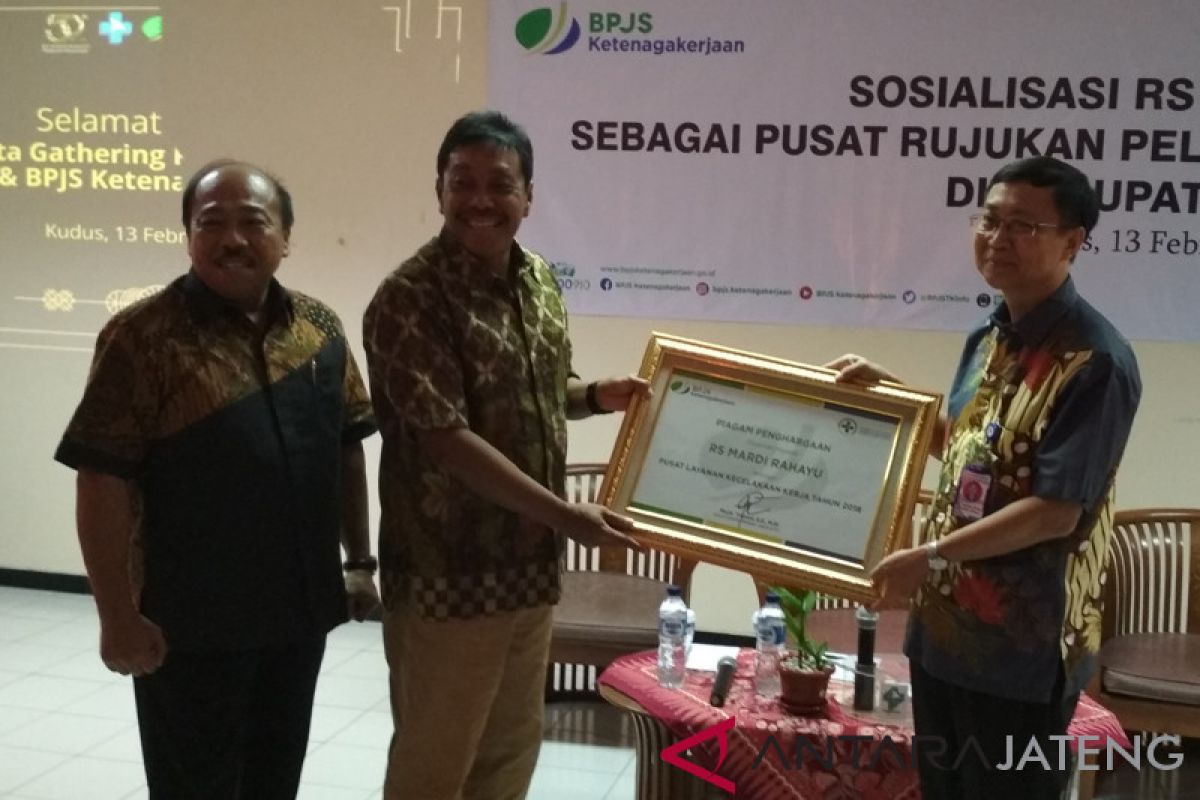 RS Mardi Rahayu raih penghargaan sebagai Pusat Layanan Kecelakaan Kerja,