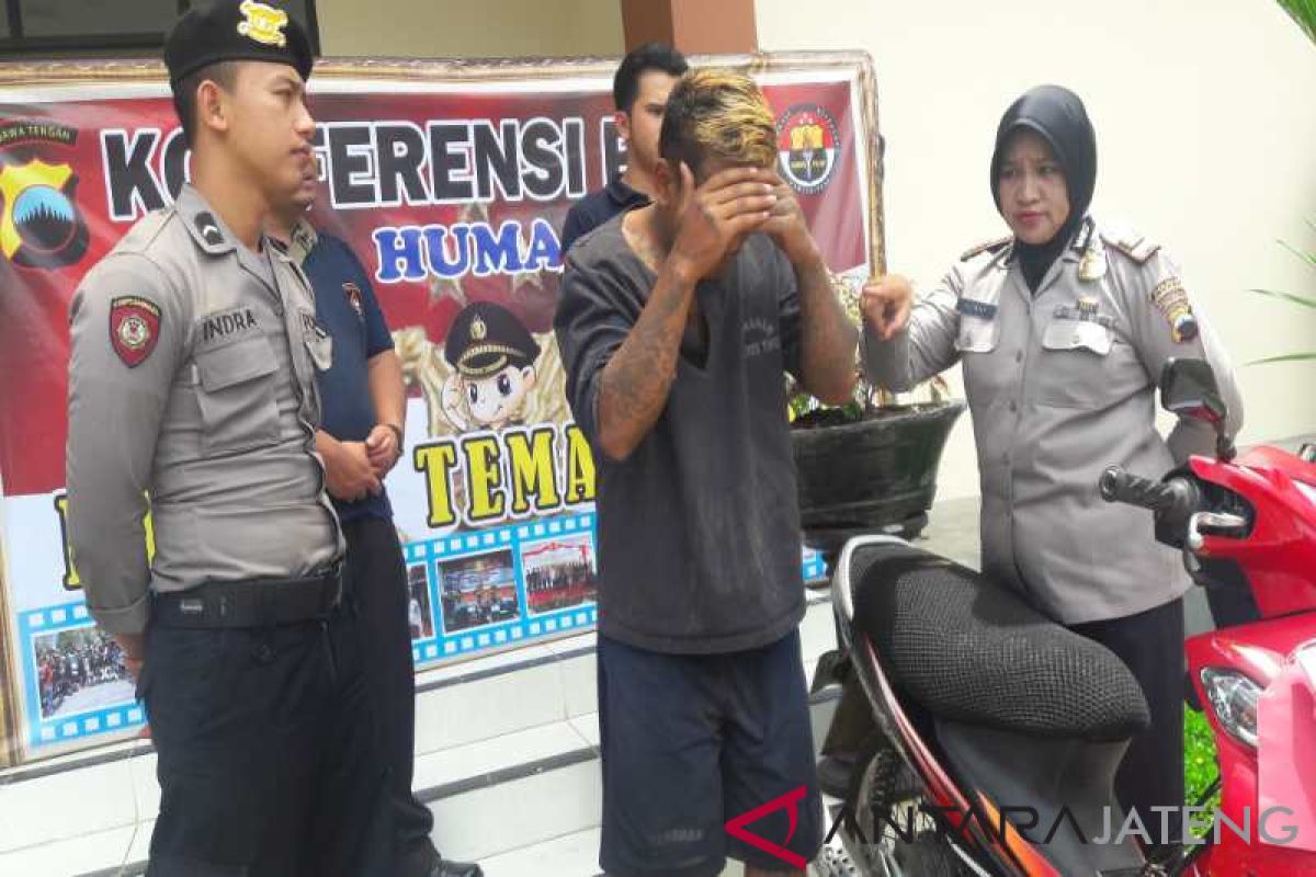 Polres Temanggung ringkus residivis pencurian motor di Cikarang
