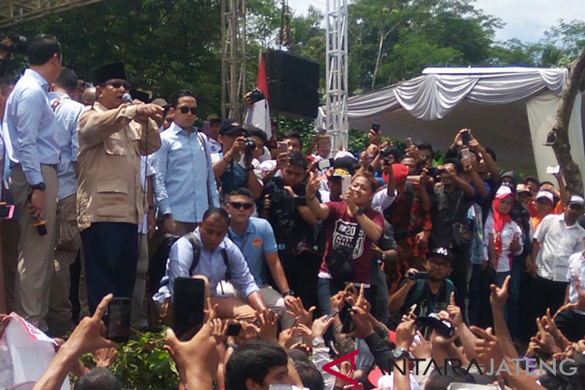 Prabowo janji akan pimpin pemerintahan yang antikoruptor (VIDEO)