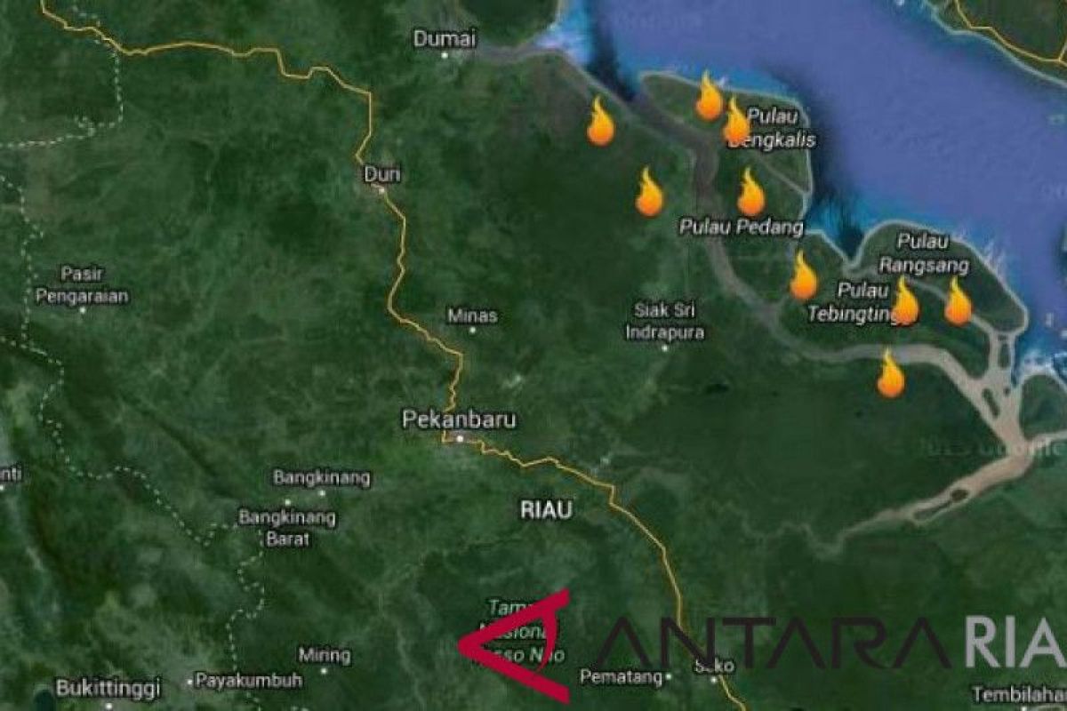 BMKG deteksi 35 titik panas indikasi kebakaran hutan di Riau