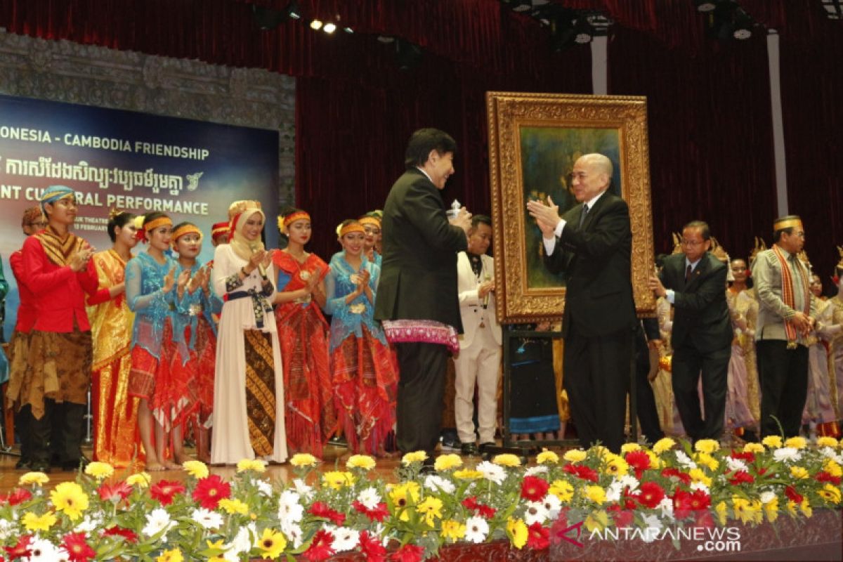 Norodom Sihamoni hadiri peringatan 60 tahun hubungan diplomatik Indonesia-Kamboja