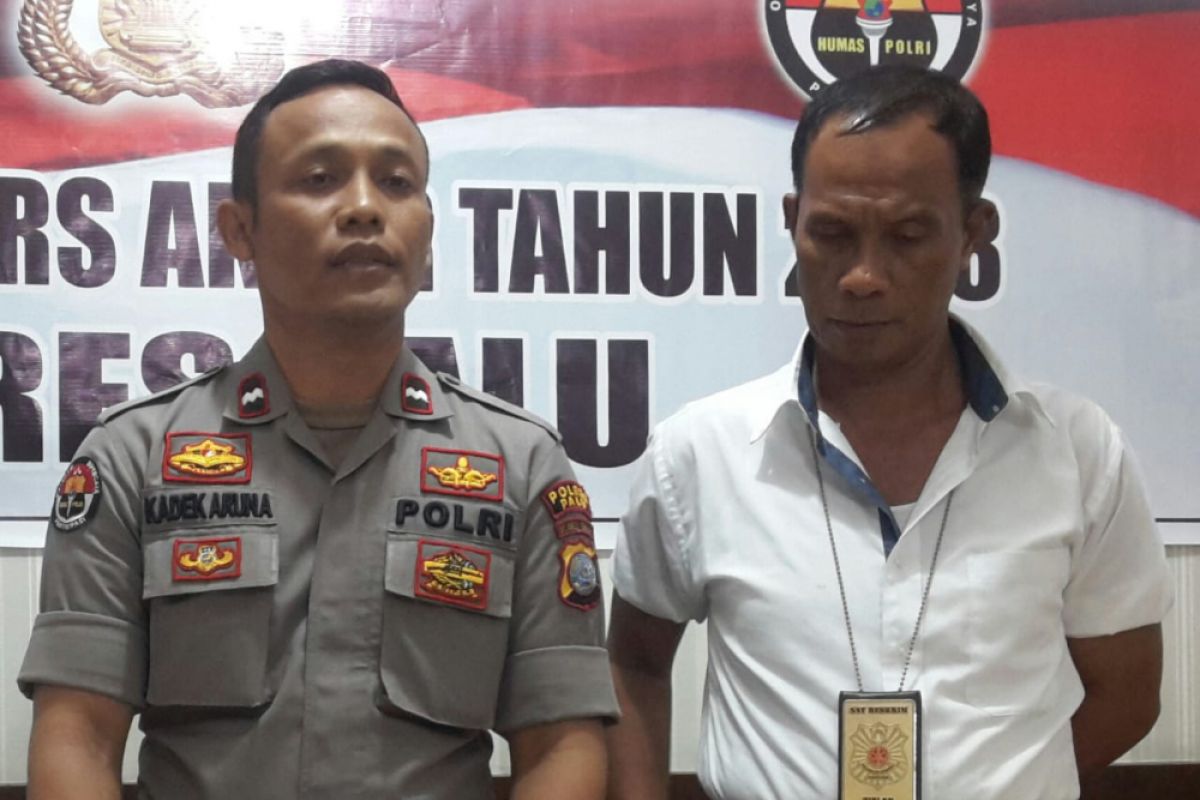 Polres Palu tangkap dua terduga pencuri barang di motor