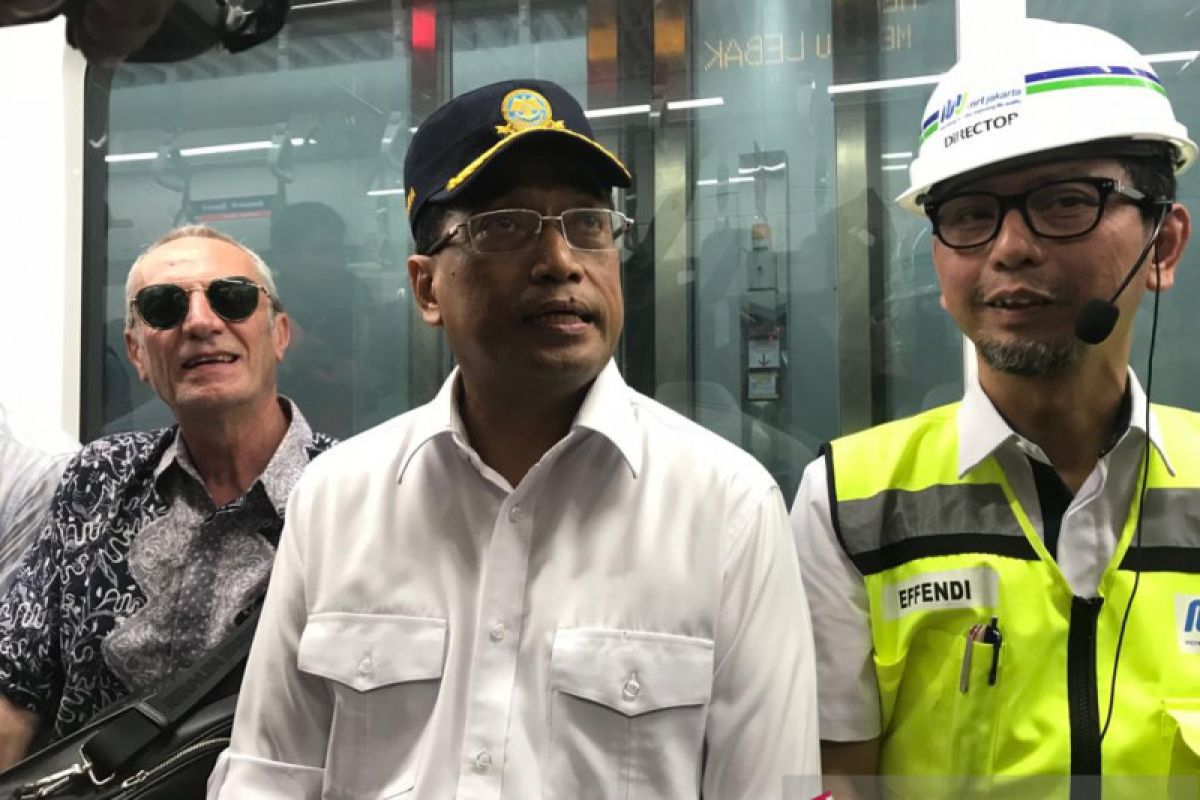 Tarif MRT Jakarta Rp8.500, Menhub: masuk akal