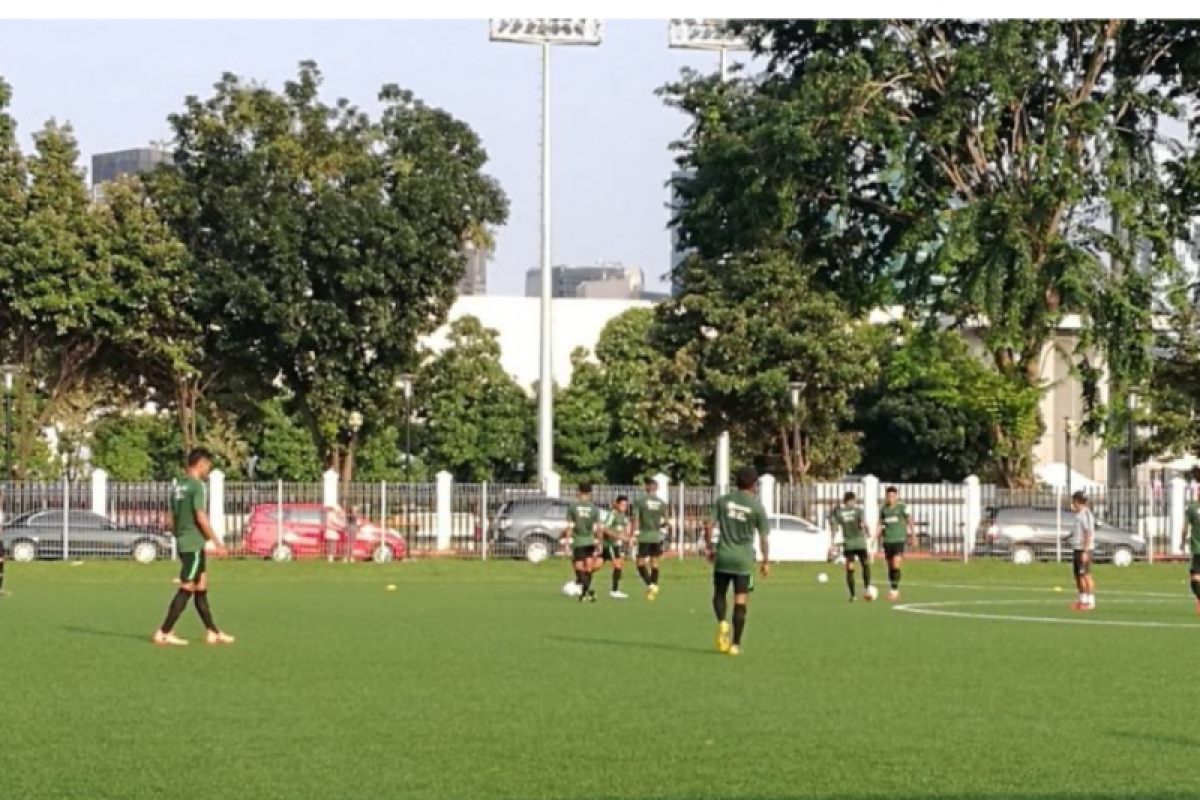 Jelang Keberangkatan ke Kamboja Timnas U-22 Jalani "Menu" Penuh