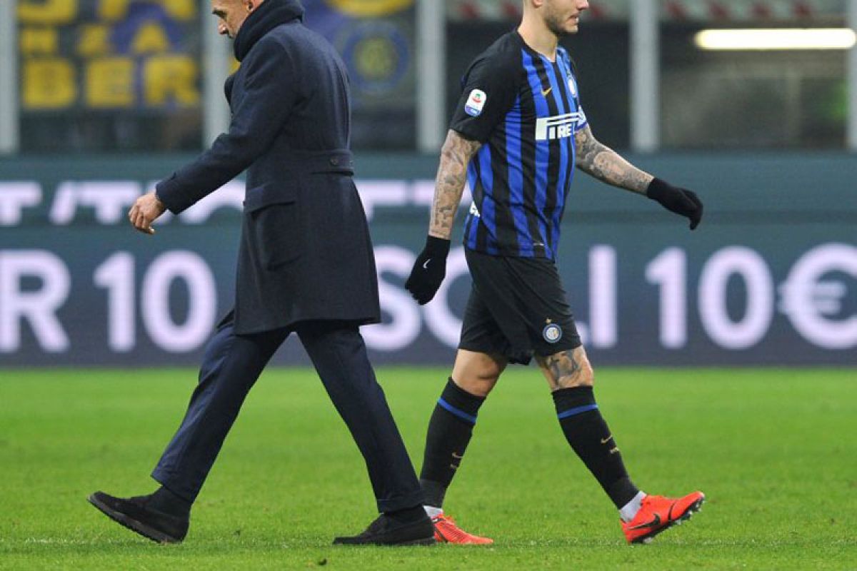Ban kapten dicopot, Icardi tolak ikut perkuat Inter di Liga Europa