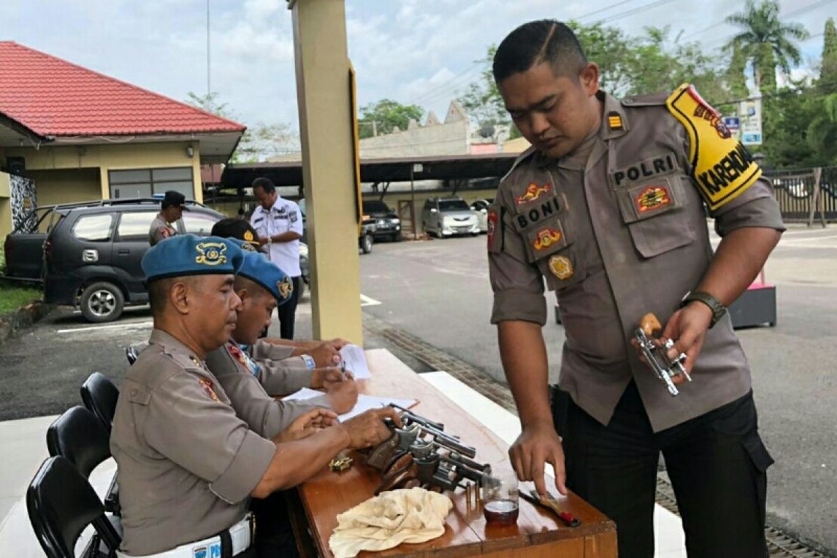 Polres Kotim selektif pinjamkan senjata api kepada anggotanya