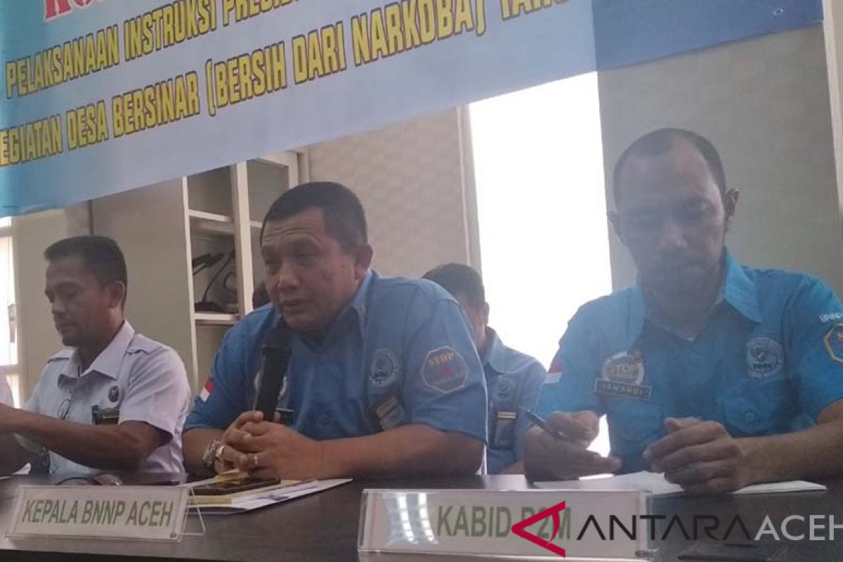 BNNP Aceh siapkan puluhan gampong bersih narkoba