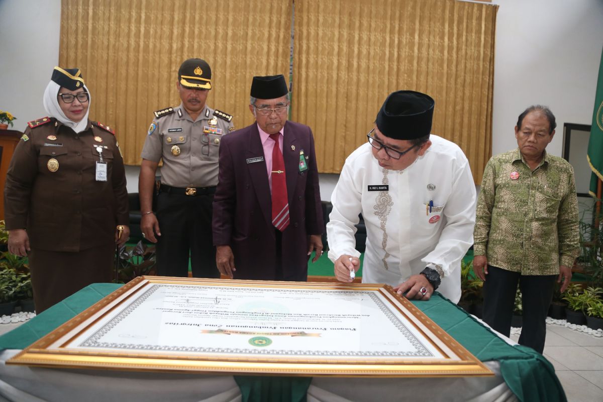 Pemprov Banten Dukung Pencanangan Zona Integritas Bebas Korupsi