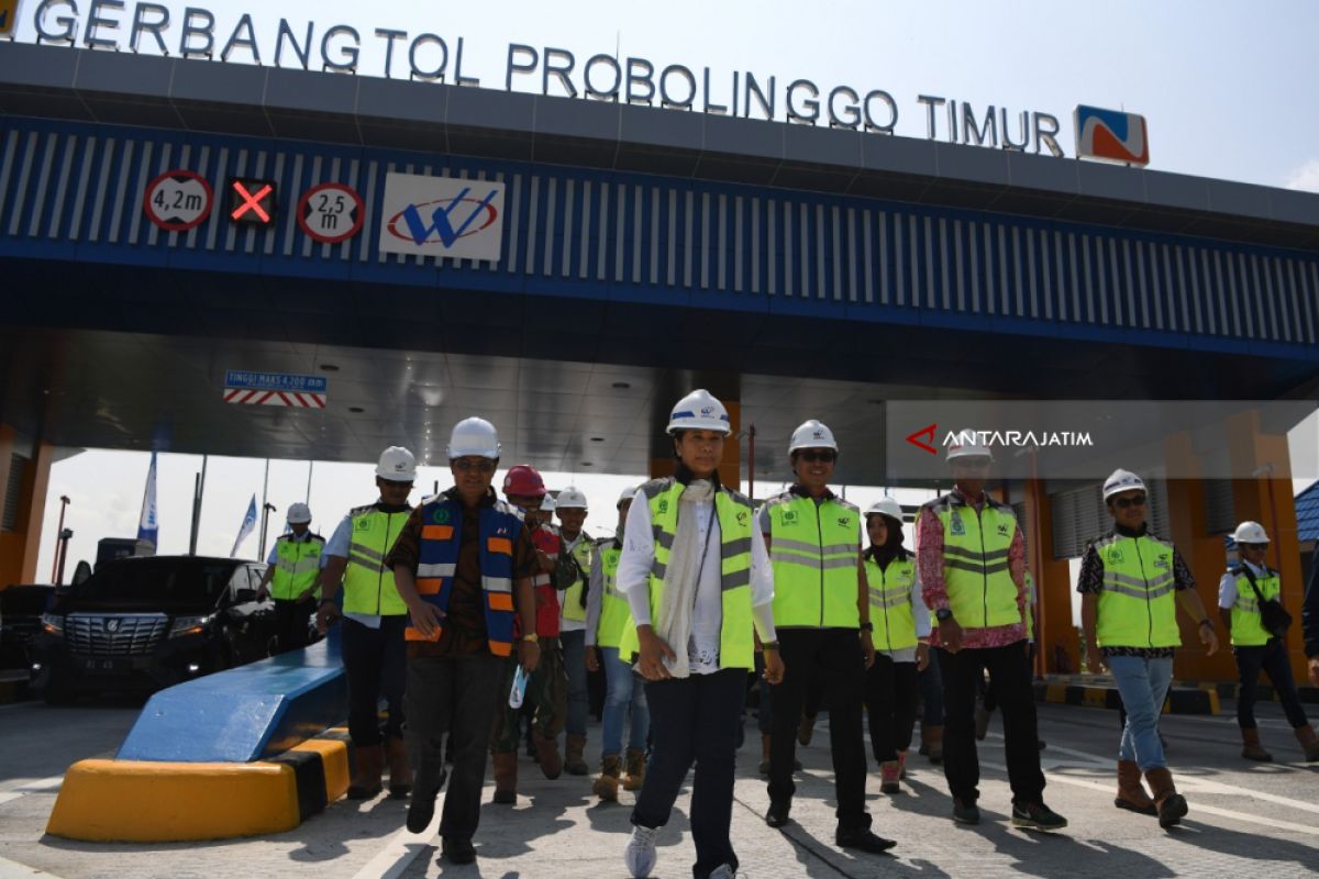 Menteri BUMN Mampir ke Proyek Tol Pasuruan-Probolinggo