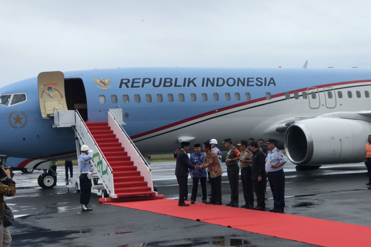 Presiden tiba di Bengkulu hadiri Tanwir Muhammadiyah