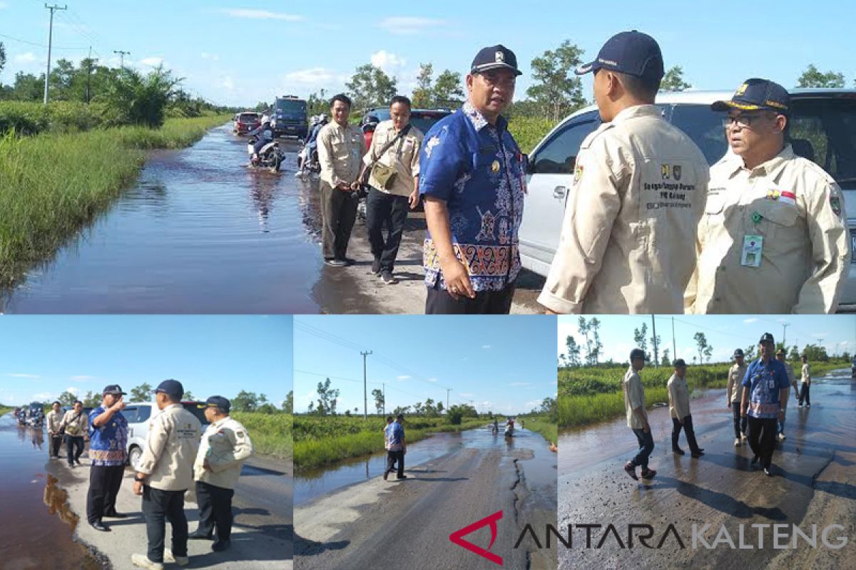 Jalan berlubang di Bukit Rawi segera diperbaiki, kata PUPR Kalteng