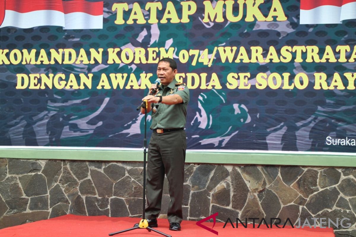 Danrem Warastratama ajak media lawan berita hoaks