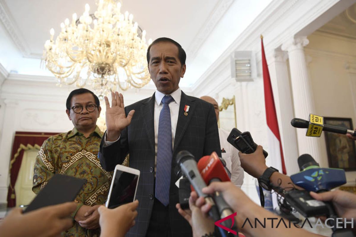 Jokowi: tidak mungkin Ahok gantikan Ma'ruf