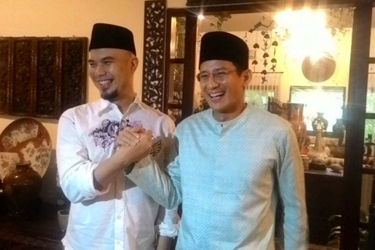 Sandiaga jenguk Dhani di Rutan