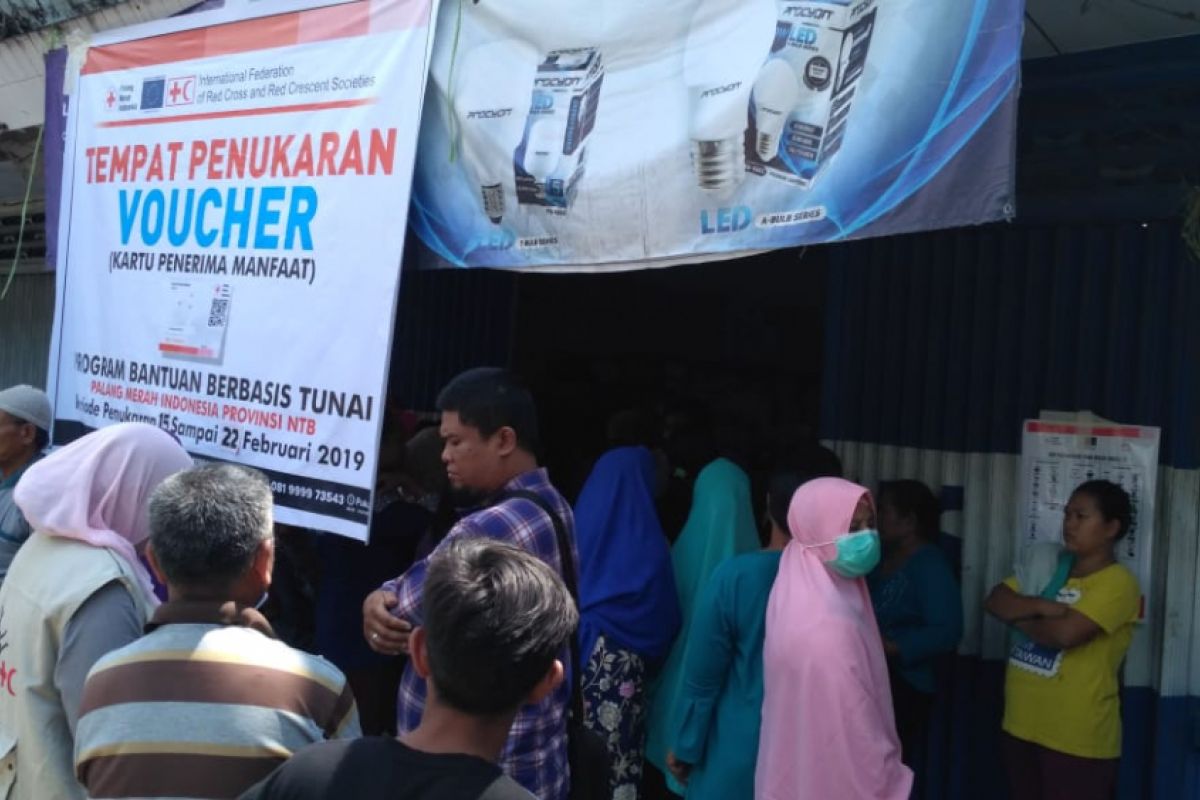 PMI distribusikan bantuan tunai untuk korban gempa