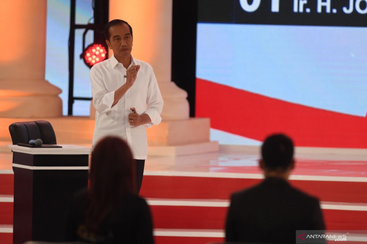 Jokowi katakan telah membangun banyak infrastruktur selama empat tahun