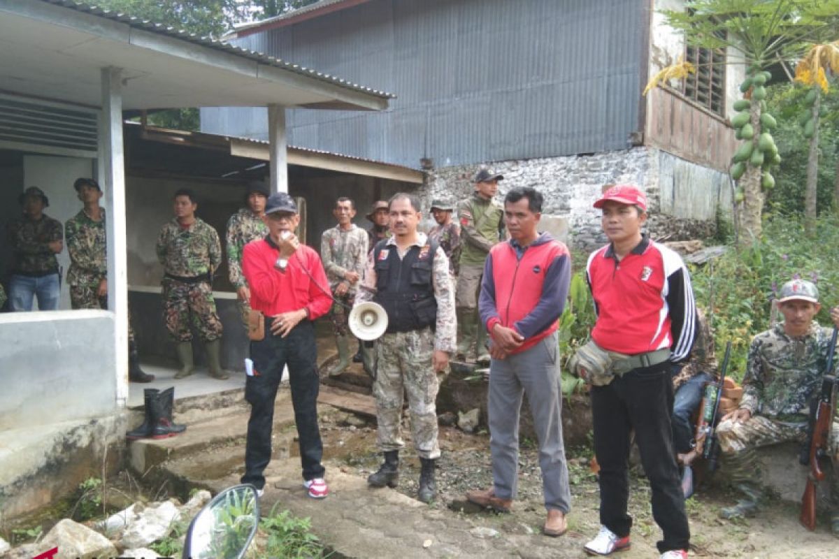 Puluhan tupai dan kera pengganggu lahan pertanian dimusnahkan Perbakin Agam