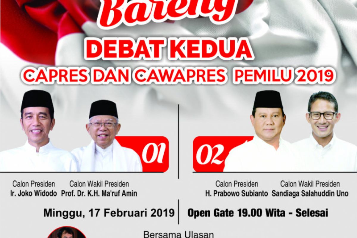 Relawan minta akses pendidikan pada debat Capres