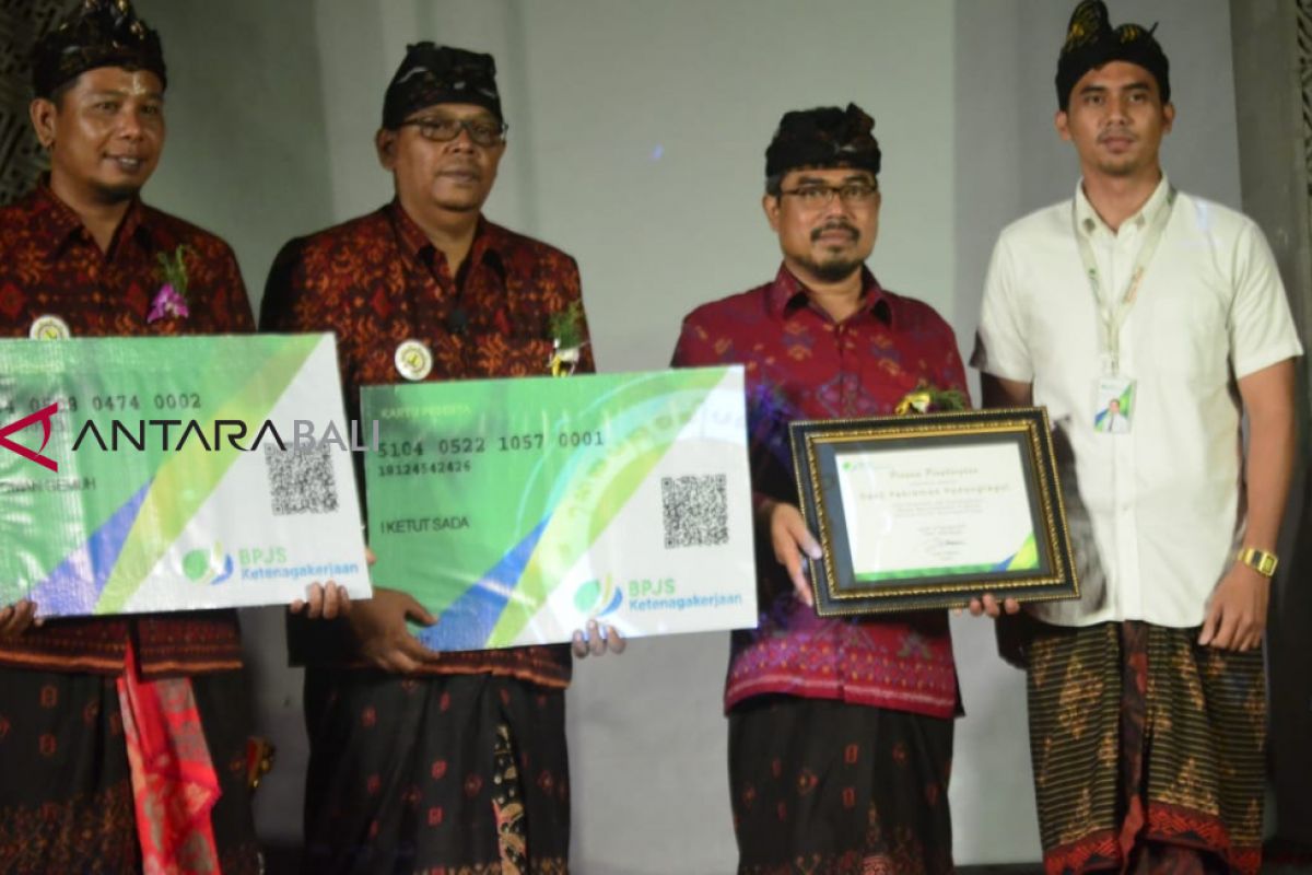 Masyarakat Padangtegal Ubud terlindungi BPJS Ketenagakerjaan